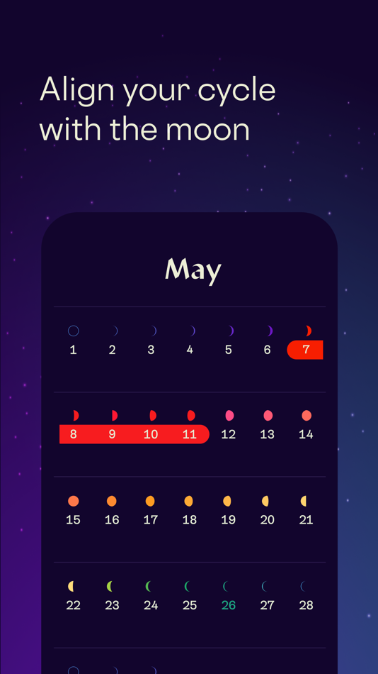 #6. Stardust Period Tracker (iOS) 来自: Stardust App LLC (New York)