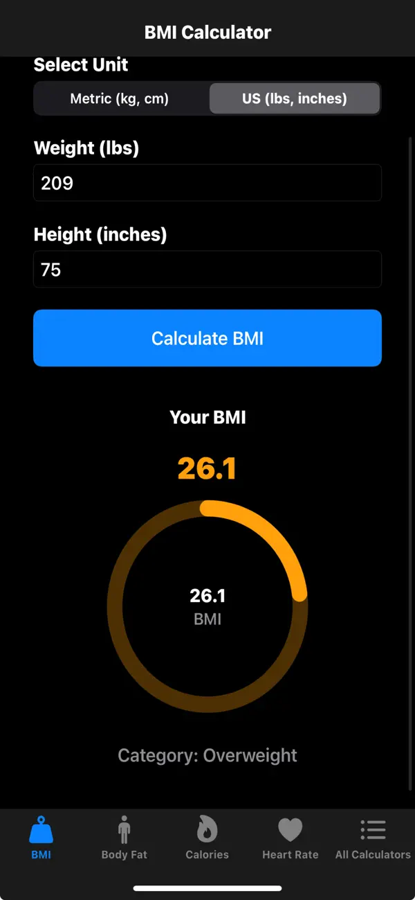 FitCalcPro+ Screenshot 3