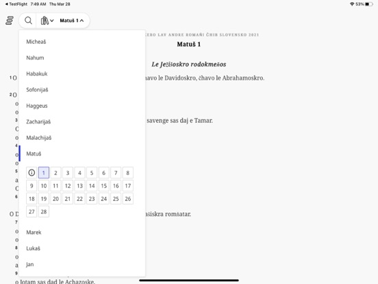 Screenshot #6 pour E Biblia Andre Romaňi Čhib