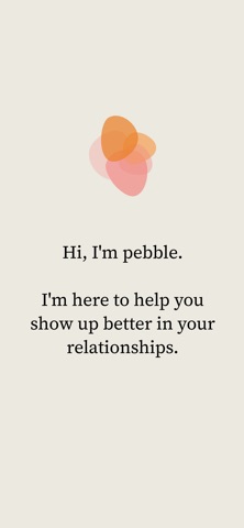 Pebble AI iPhone screenshot