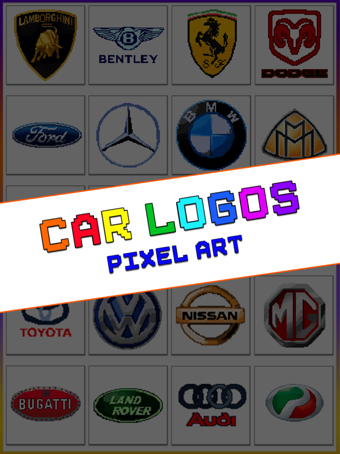 Car Logo Quiz Pixel Art