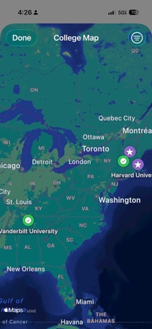 College Tour Tracker Screenshot 4 of 4