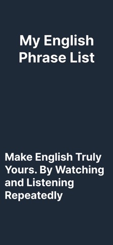 My English Phrase List screenshot