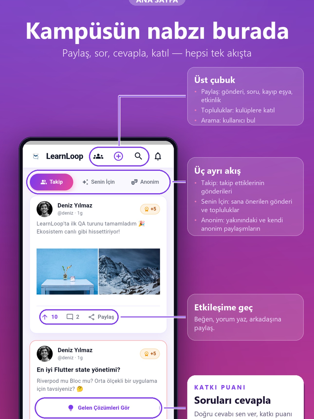 Screenshot 9 of LearnLoop: Sosyal Ağ