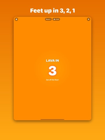 Lava Dash iPad screenshot