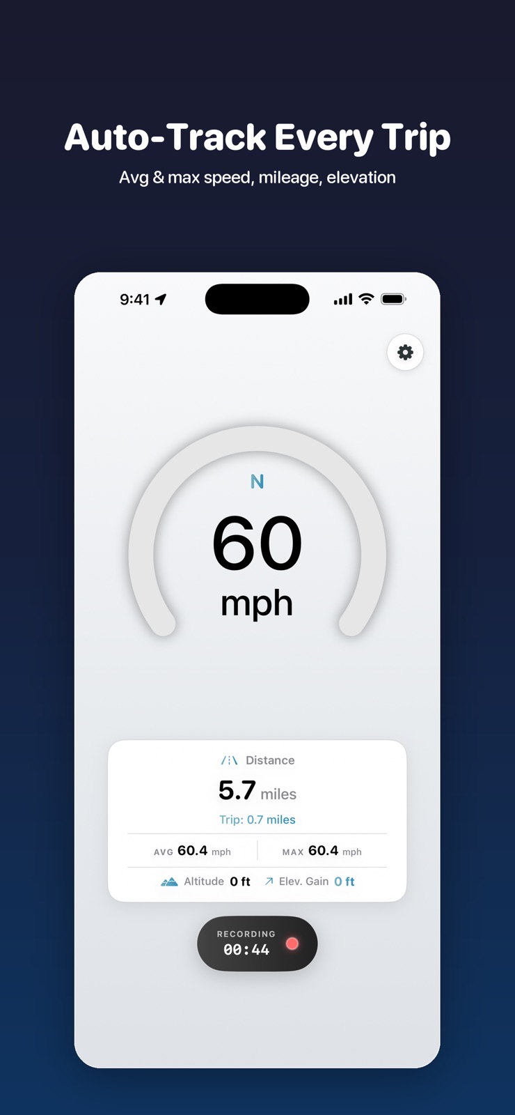 Speedometer GPS Speed Tracker iphone screenshot 4