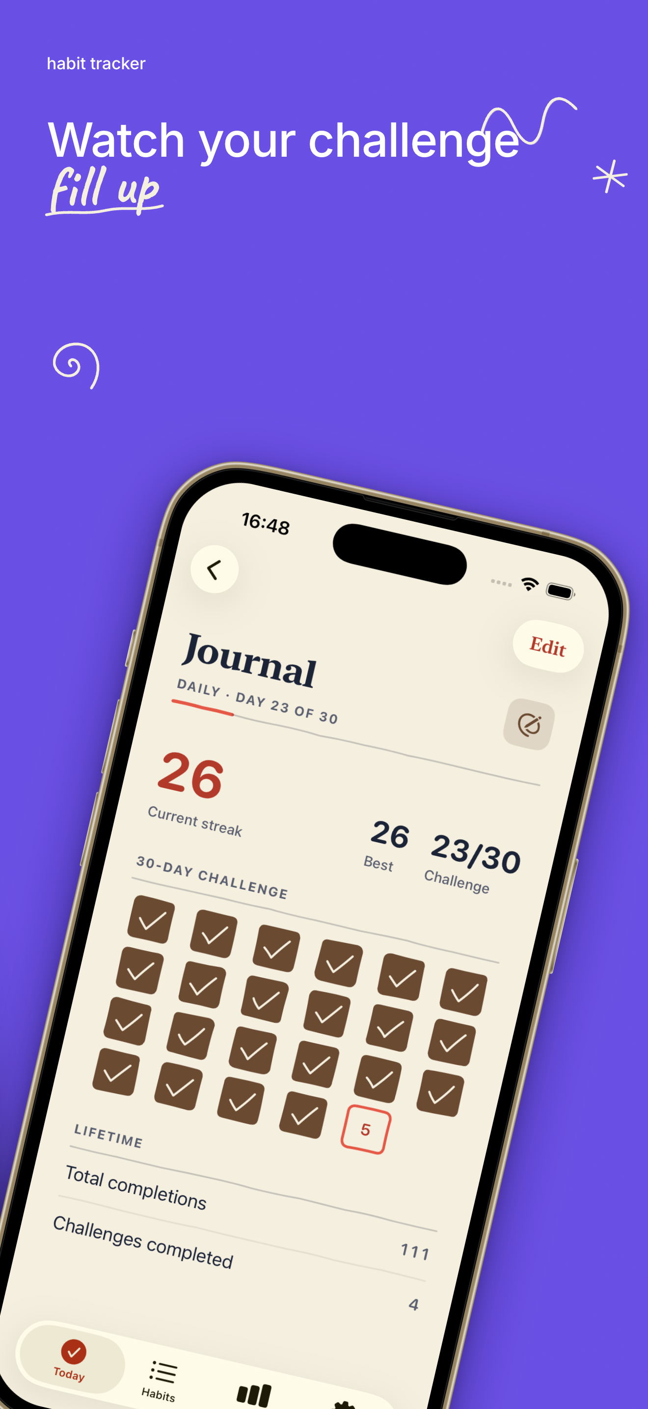 Habit Tracker: 30Day Challenge screenshot 4