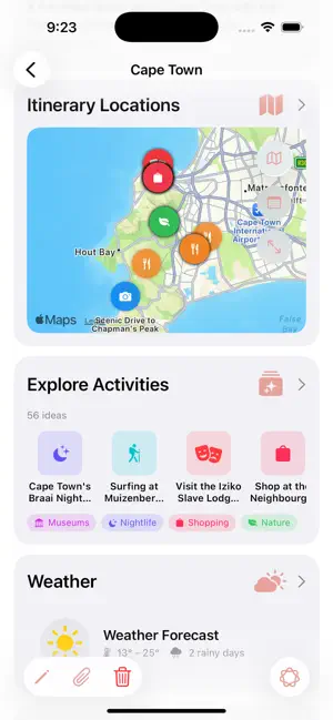 Travel-Planner screenshot 2