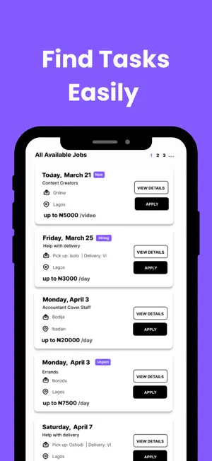 Zidepeople: Quick Tasks & Jobs screenshot 2