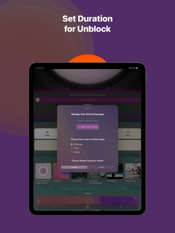 Welligama: Breathe to Scroll iPad screenshot