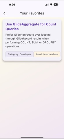 ServiceNow Daily Tips Screenshot 3 of 3