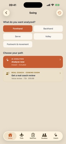 DropVolley: Tennis IQ Coach iPhone screenshot
