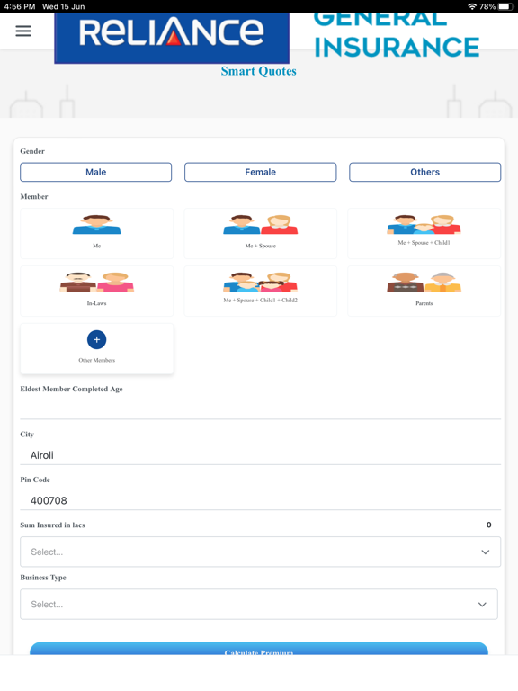 App screenshot