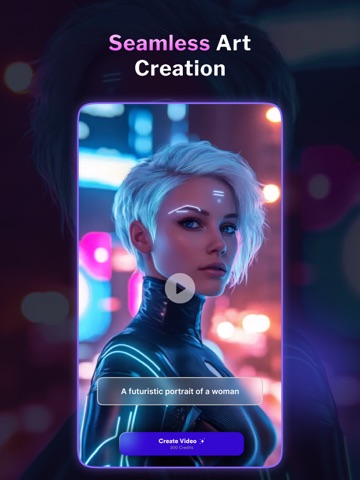 Pixel Loom : Ai Video Maker iPad screenshot