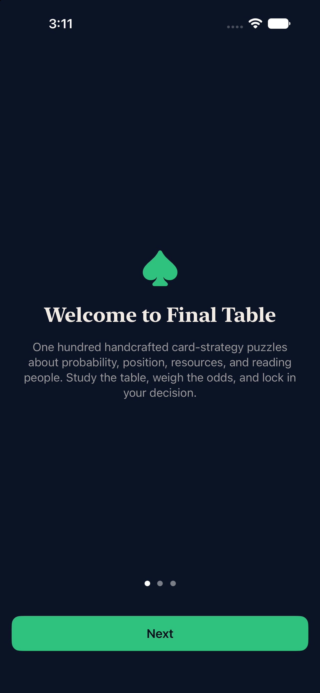 Screenshot 4 of Final Table: Strategy Puzzles