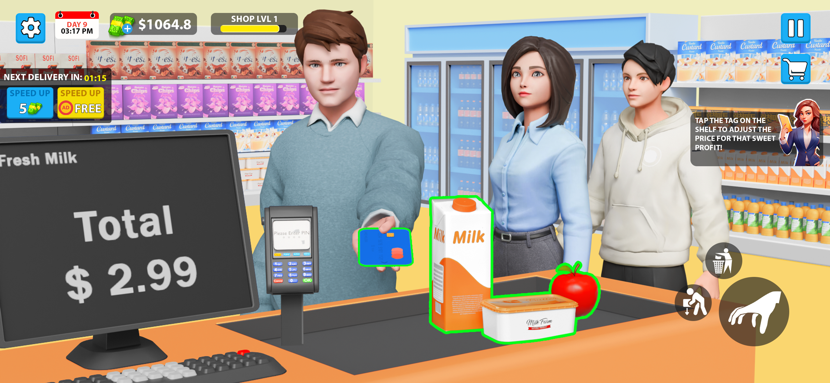 Supermarket Store Simulator 3D