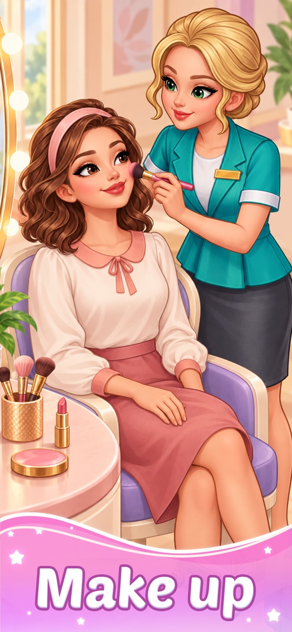 Happy Spa: Beauty Salon Game iOS Mod IPA screenshot 6 - iOS game interface