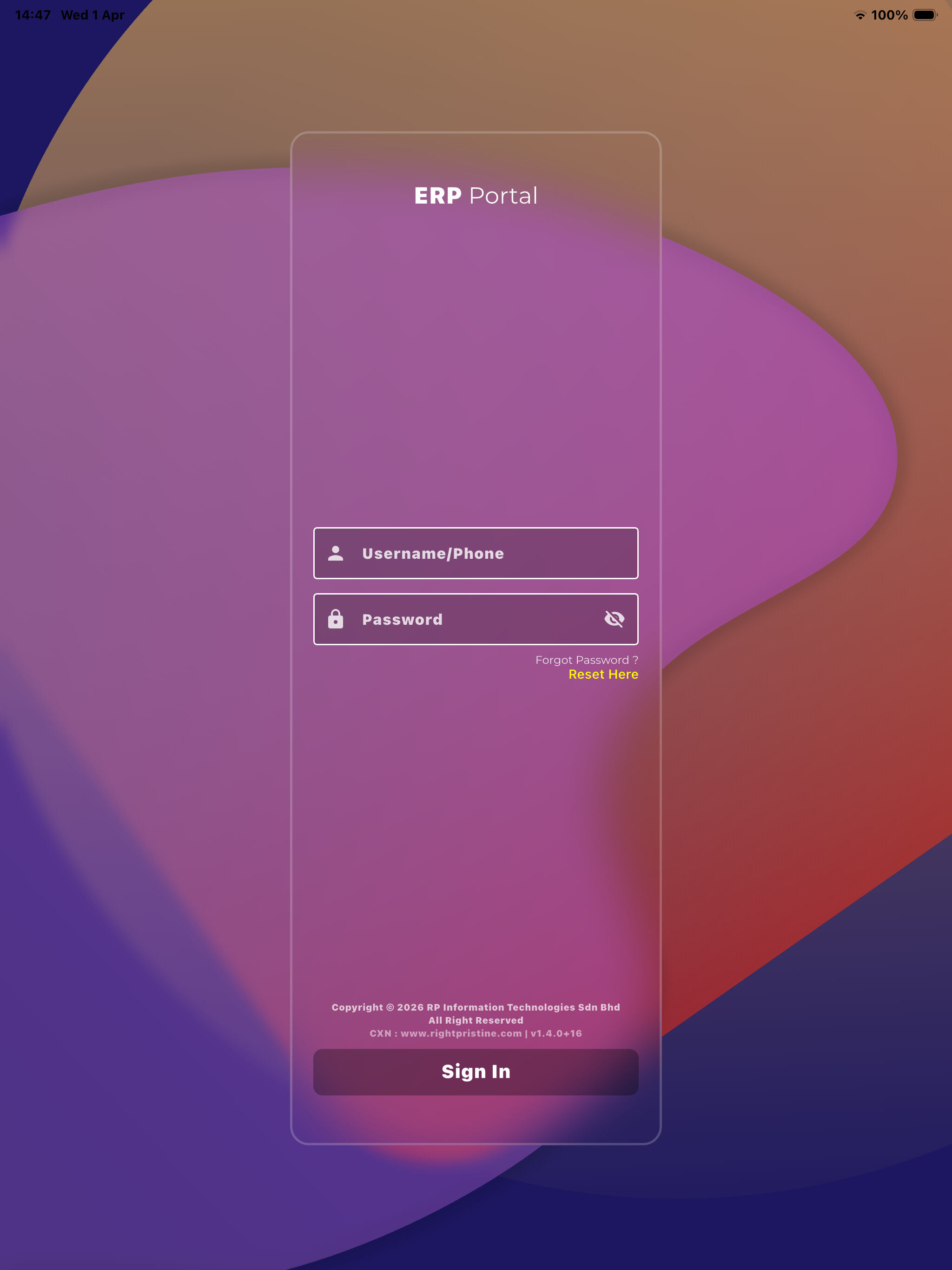 ERP Portal