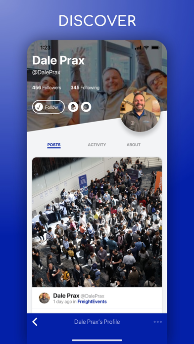 FreightClub iPhone screenshot 4 - Social Networking app