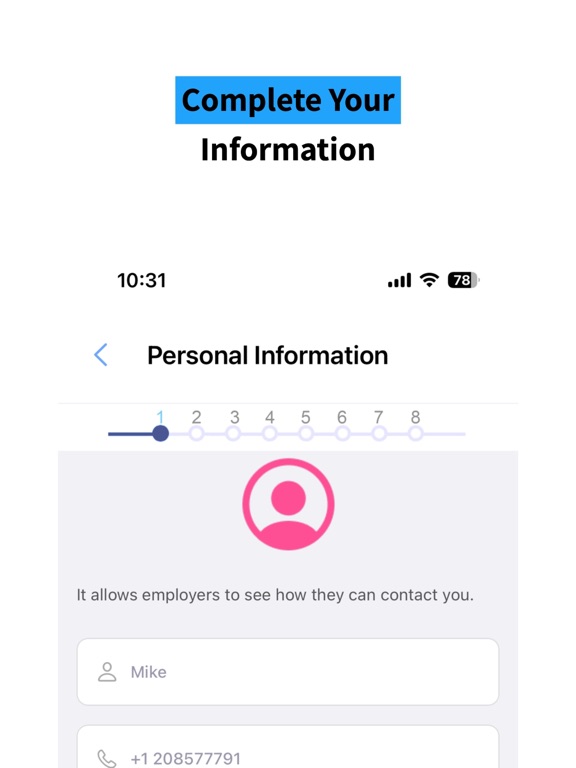 ResuME Maker - CV Jobs Builder iPad screenshot 4 - Business app