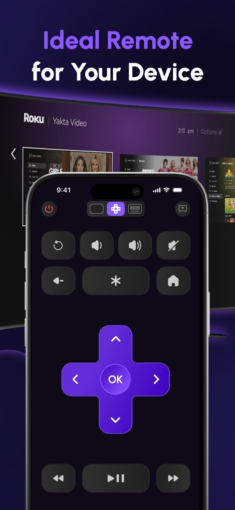RokOn: Remote for Roku TV - Utilities App | MWM