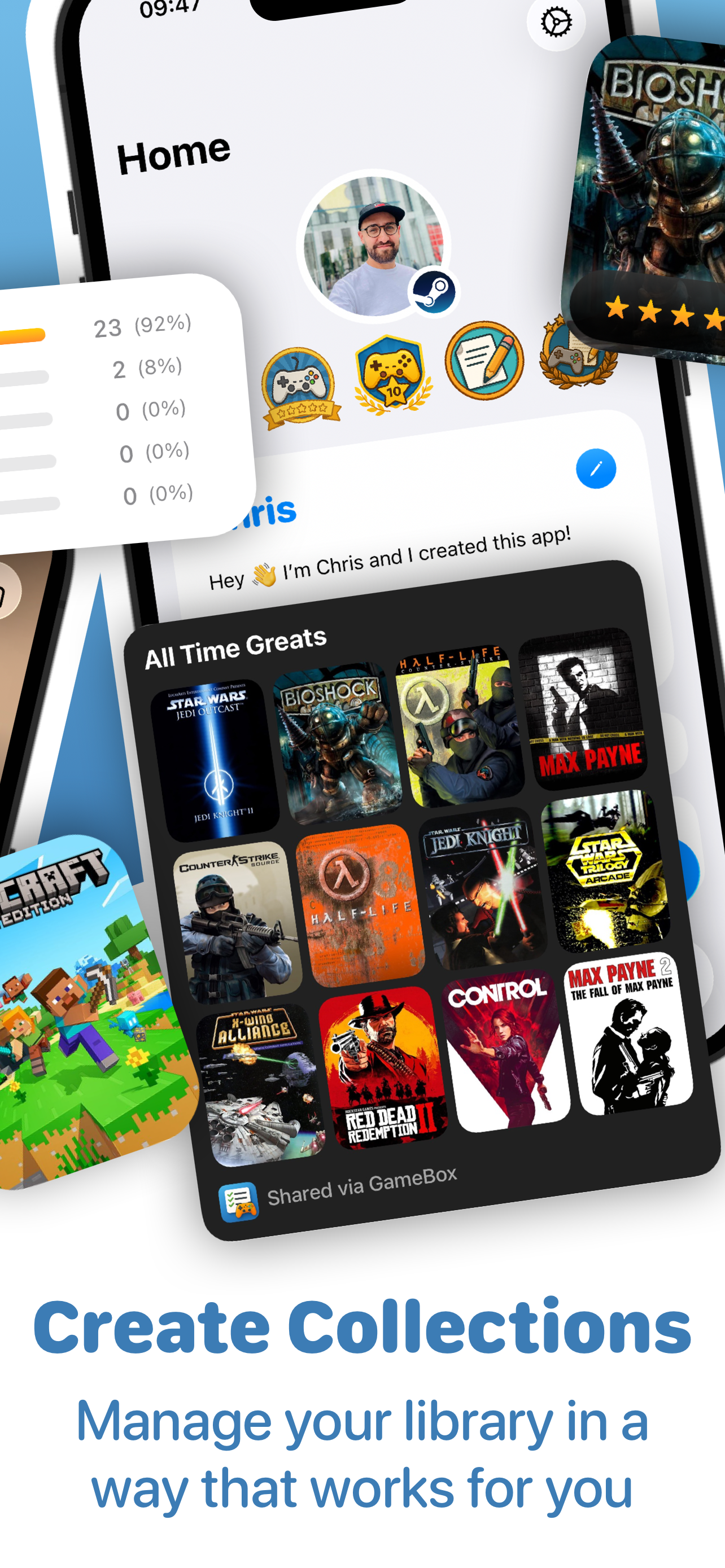 Video Game Tracker: Game Shelf