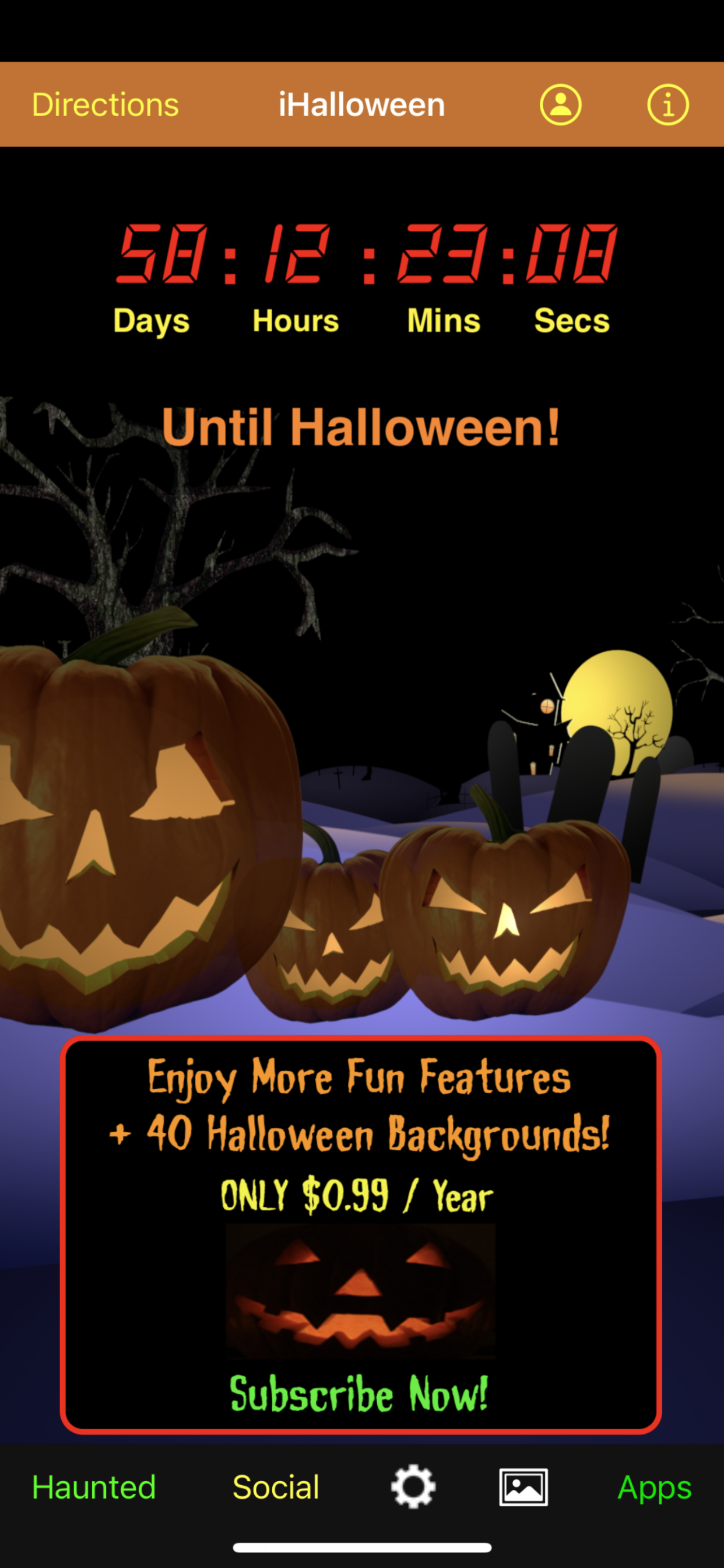 iHalloween Countdown