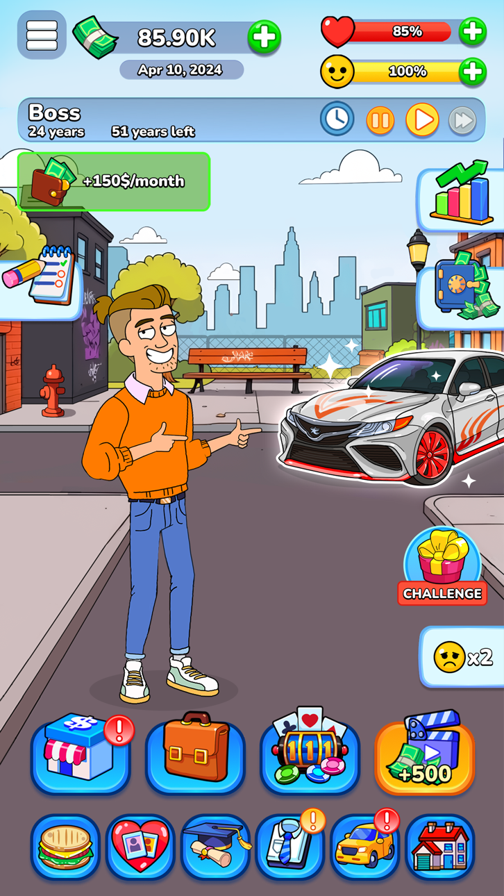 Cash King: Tycoon Earn Money iOS Mod IPA screenshot 6 - iOS game interface