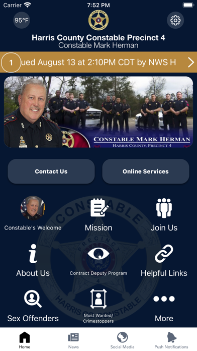 Harris Co Constable Precinct 4 Screenshot