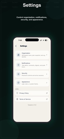 Tasqman screenshot