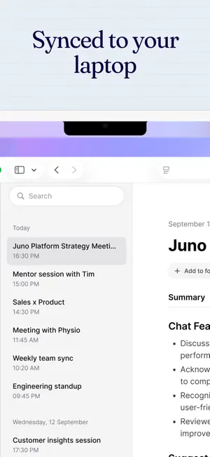 Cue: AI Note Taker & Recorder screenshot 5