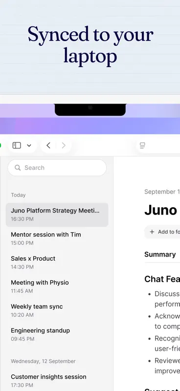 Cue: AI Note Taker & Recorder screenshot 5 of 8