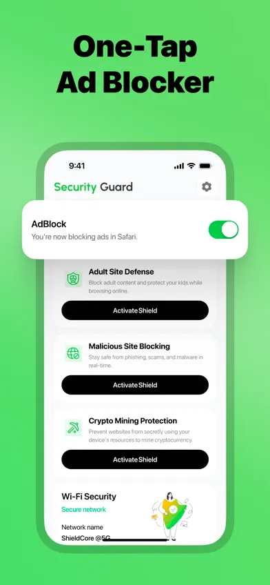 Security Guard - Safe Web screenshot 2