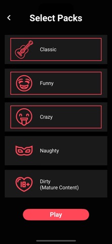Party Games, Just Dares screenshot