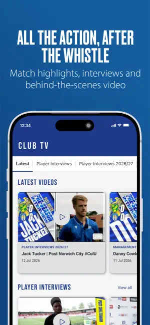 Colchester United FC screenshot 3