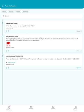 eClass Teacher IPX iPad screenshot