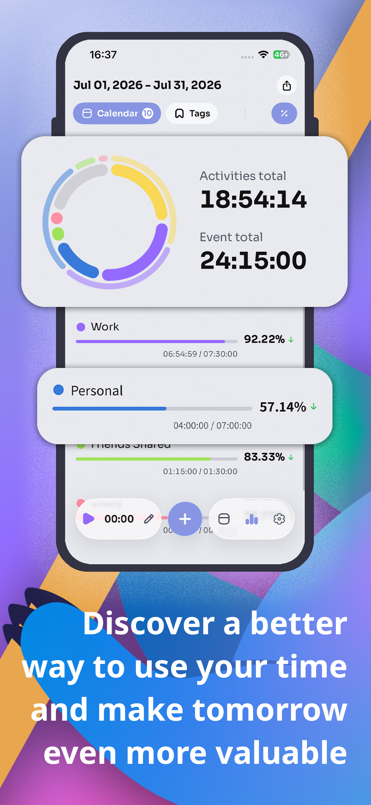 Clock Me: Calendar & Tracking screenshot 5