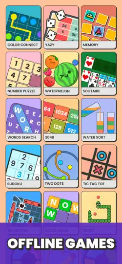 Offline Games! iPhone Screenshot 2