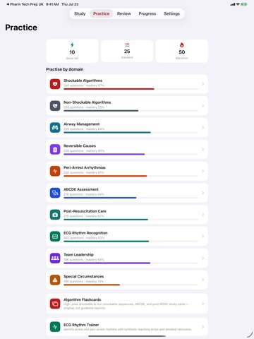 ALS Resuscitation Prep iPad screenshot
