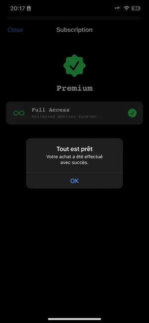 MetricTracker screenshot 2