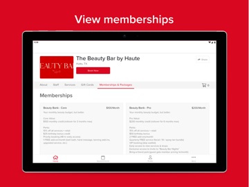 The Beauty Bar by Haute iPad screenshot