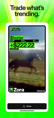 Zora: Post. Discover. Trade. Screenshot 4 of 5