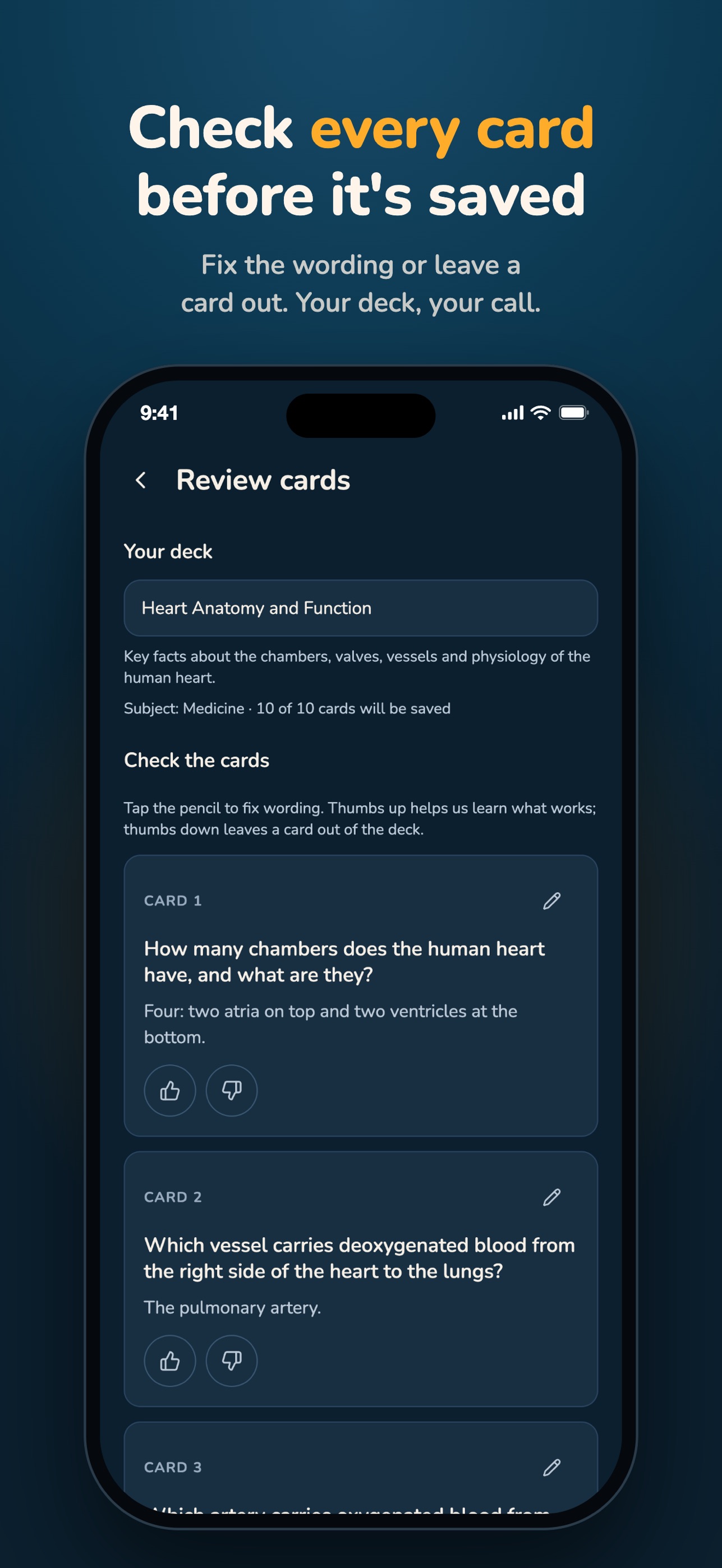 Screenshot 4 of Kardio: AI Flashcards