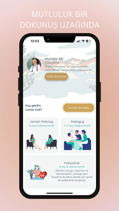 Uzman Psikoloji: Online Terapi Screenshot