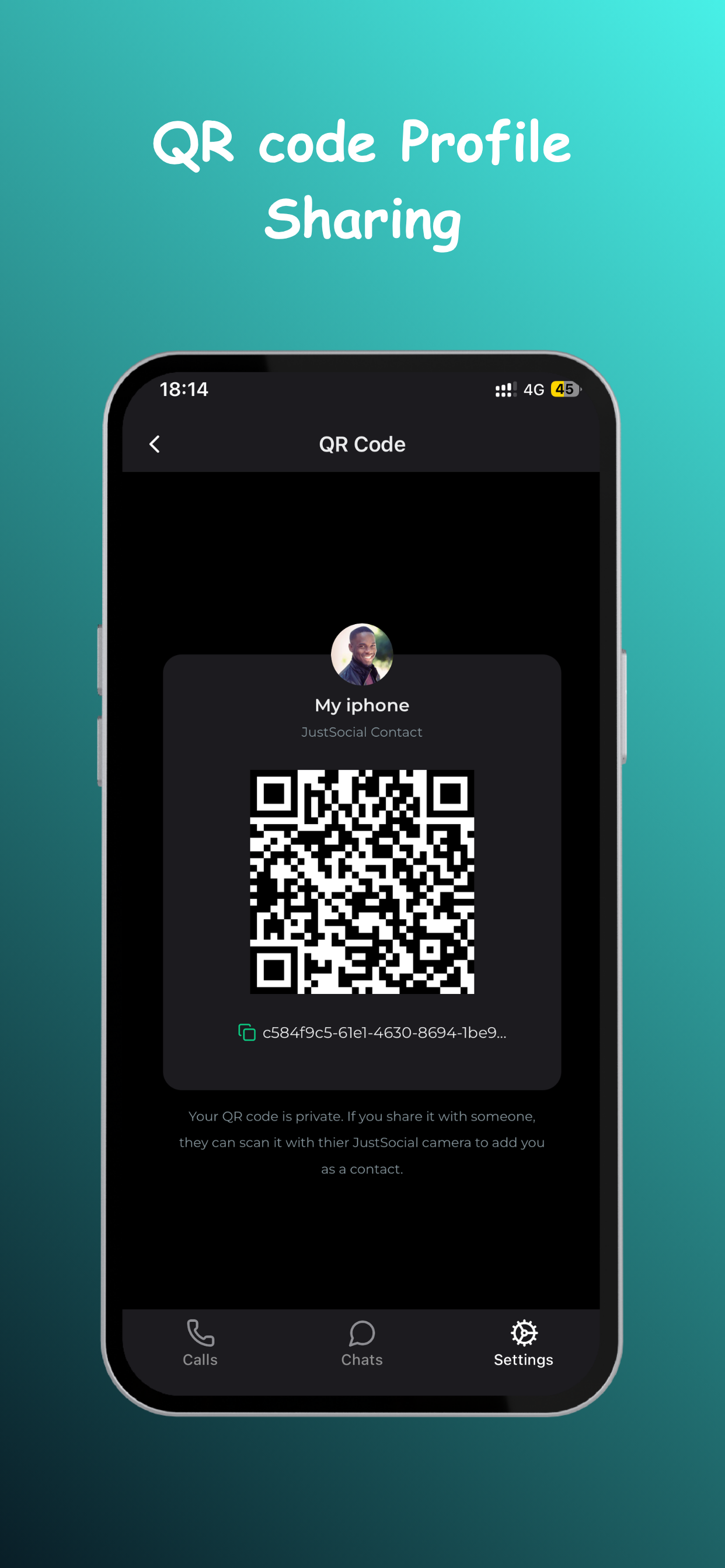 JustSocial Messenger screenshot 4
