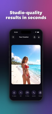 Flux AI Video & Photo Create iPhone screenshot