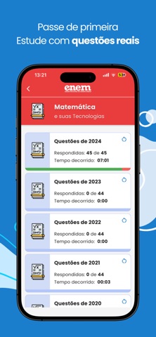Simulados do Enem 2026 Screenshot 2 of 8