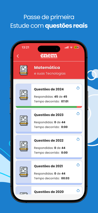 Simulados do Enem 2026 Screenshot 2 of 8