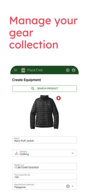 PackTrek screenshot 3