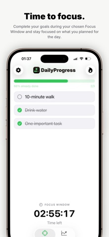 DailyProgress: Daily Planner iPhone screenshot